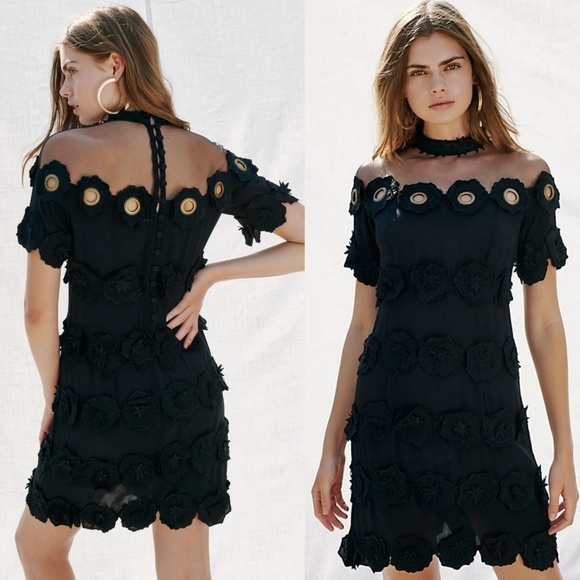 Free People Dresses & Skirts - Free People LBD Handmade Bali Free Love Mini Dress